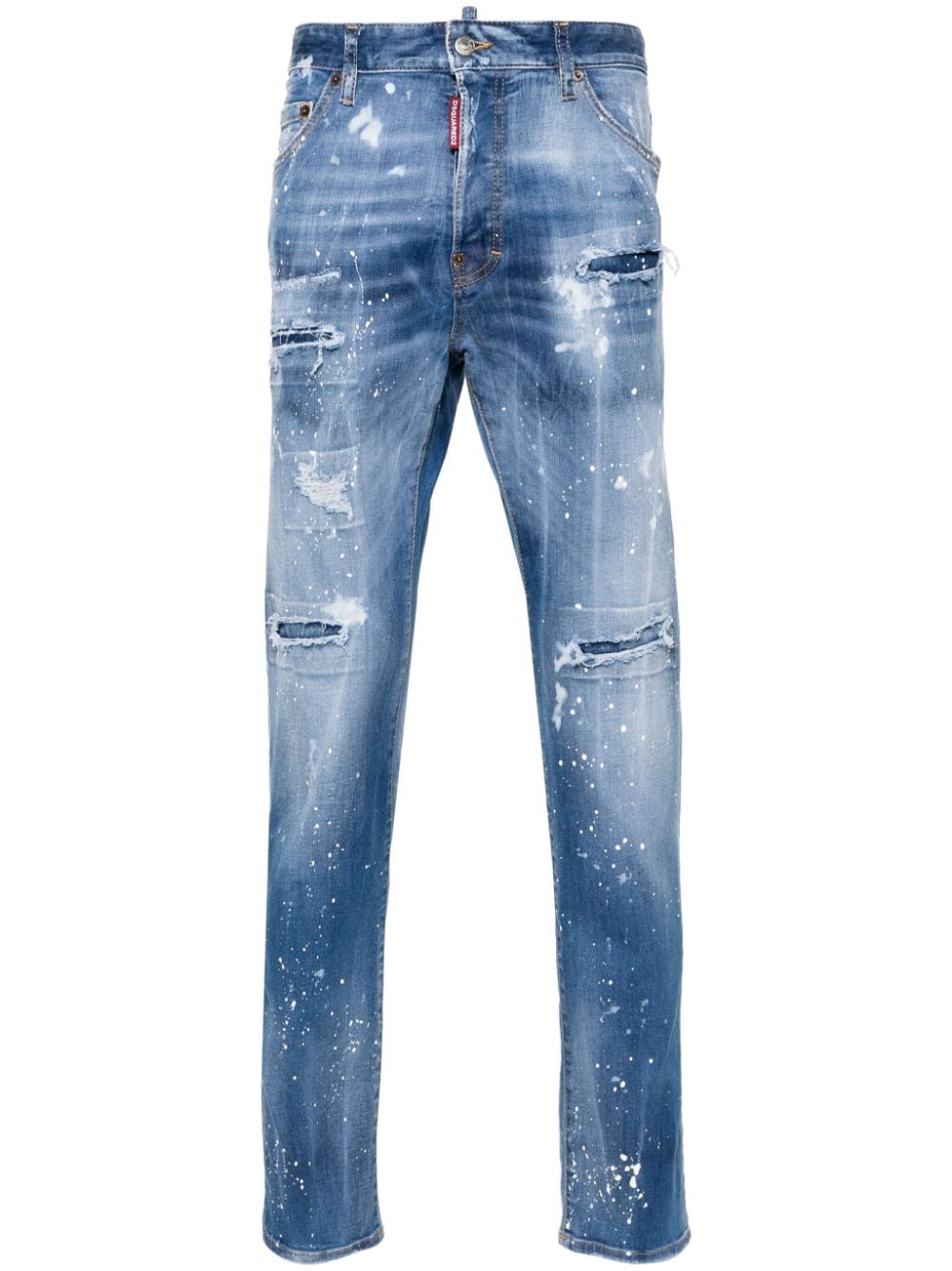 Dsquared2 Cool Guy Jeans in Distressed-Optik - Blau von Dsquared2