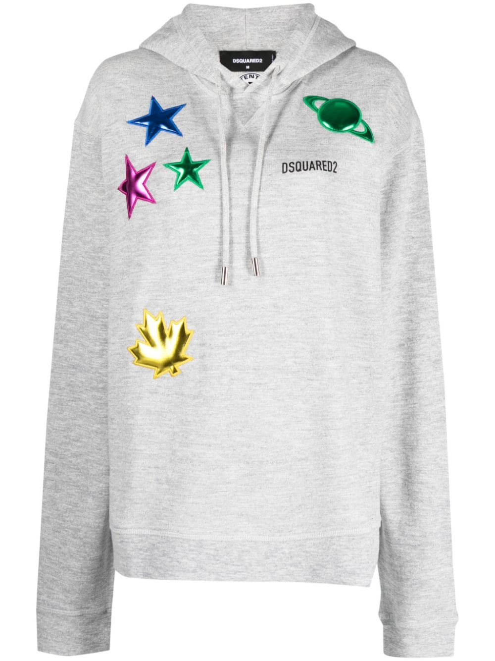 Dsquared2 Hoodie mit Patch - Grau von Dsquared2