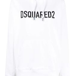 Dsquared2 Damen-sweatshirt Aus Weißer Baumwolle von Dsquared2