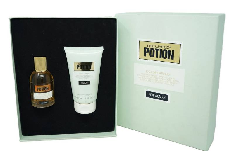 Dsquared2 Duft-Set Dsquared Potion Eau de Parfum Spray 50ml + Body Lotion 100ml von Dsquared2