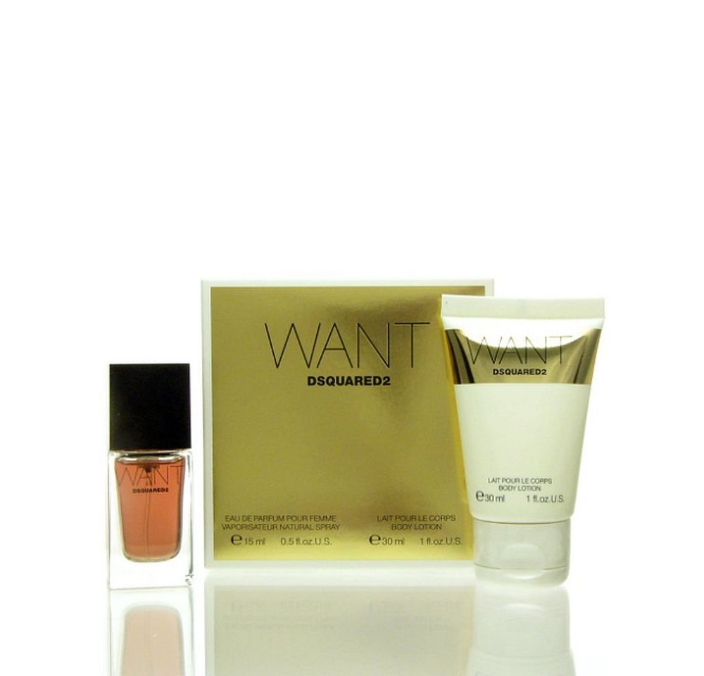 Dsquared2 Duft-Set Dsquared² WANT Set - EDP 15 ml + BL 30 ml von Dsquared2