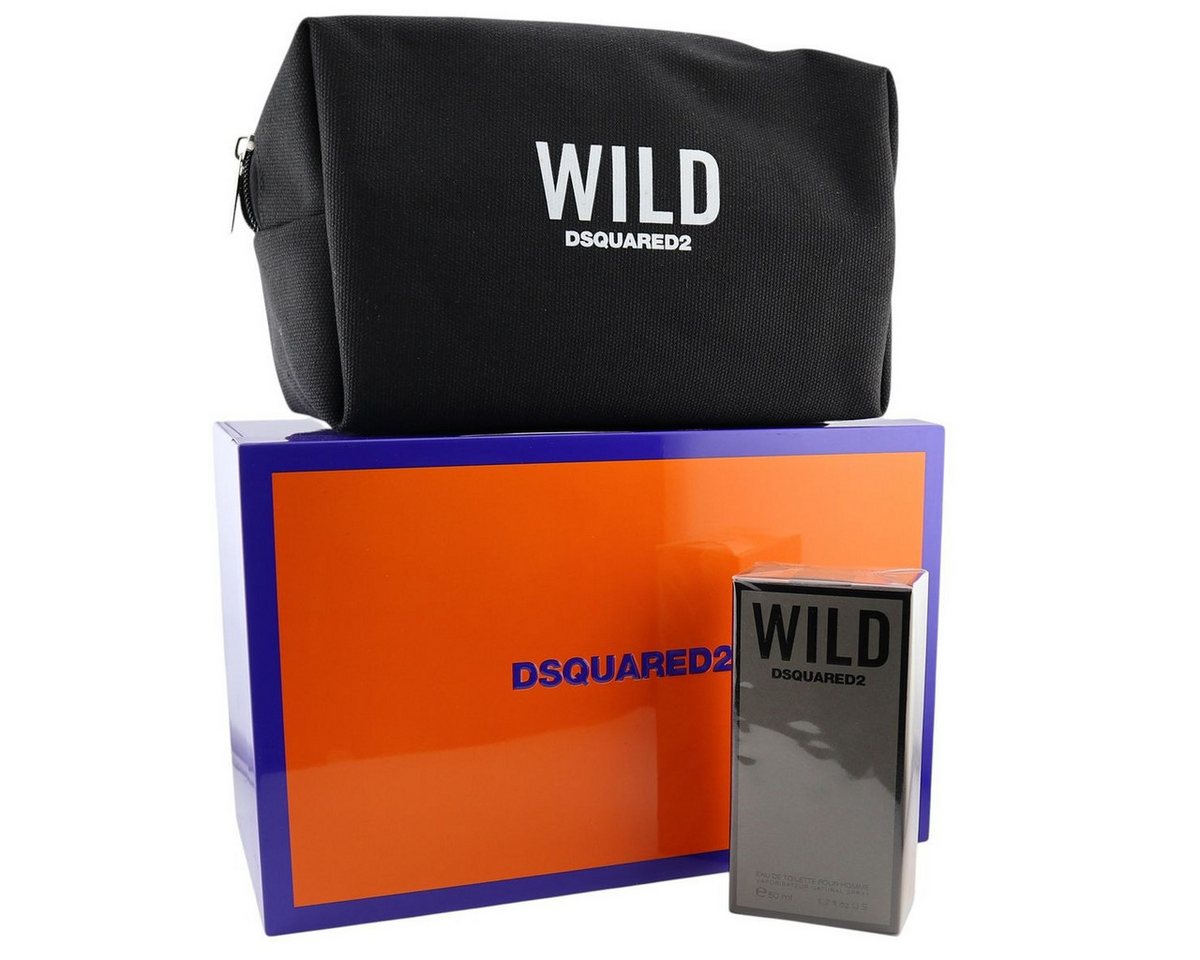 Dsquared2 Duft-Set Dsquared² Wild Eau de Toilette Spray 50 ml + Kulturtasche von Dsquared2