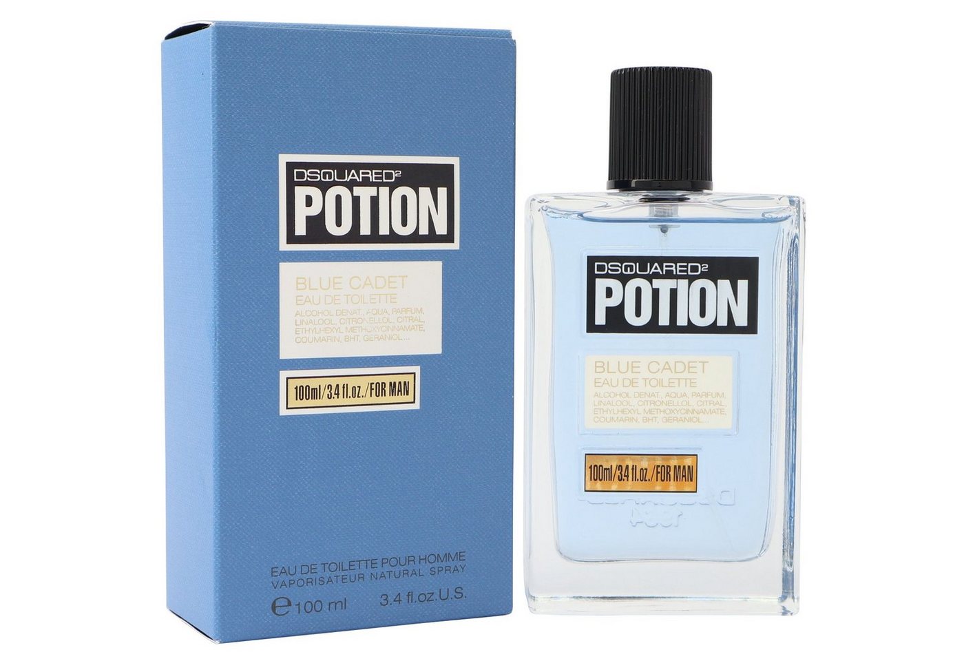 Dsquared2 Eau de Toilette Dsquared² Potion Blue Cadet for Man Homme Eau de Toilette Spray 100ml von Dsquared2