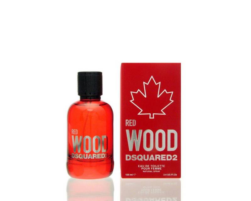 Dsquared2 Eau de Toilette Red Wood Pour Femme, Glasflakon, Parfüm EDT, Damenduft von Dsquared2