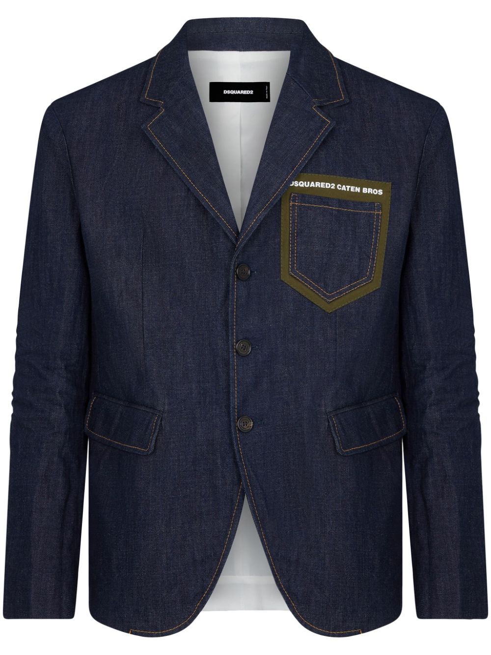 Dsquared2 Einreihiges Jeanssakko - Blau von Dsquared2