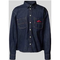 Dsquared2 Freizeithemd mit Knopfleiste in Dunkelblau, Größe 48 Dsquared2 Freizeithemd mit Knopfleiste in Dunkelblau, Größe 48 von Dsquared2
