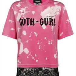 Dsquared2 Fuchsia Damen T-shirt Aus Baumwollmix von Dsquared2