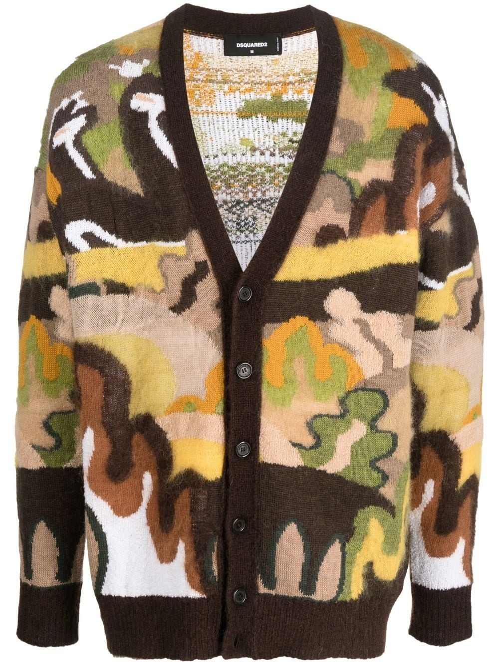 Dsquared2 Gouache Cardigan - Braun von Dsquared2