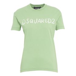 Dsquared2 Grüne Logo-t-shirt Für Damen von Dsquared2