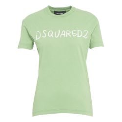 Dsquared2 Grüne Logo-t-shirt Für Damen von Dsquared2