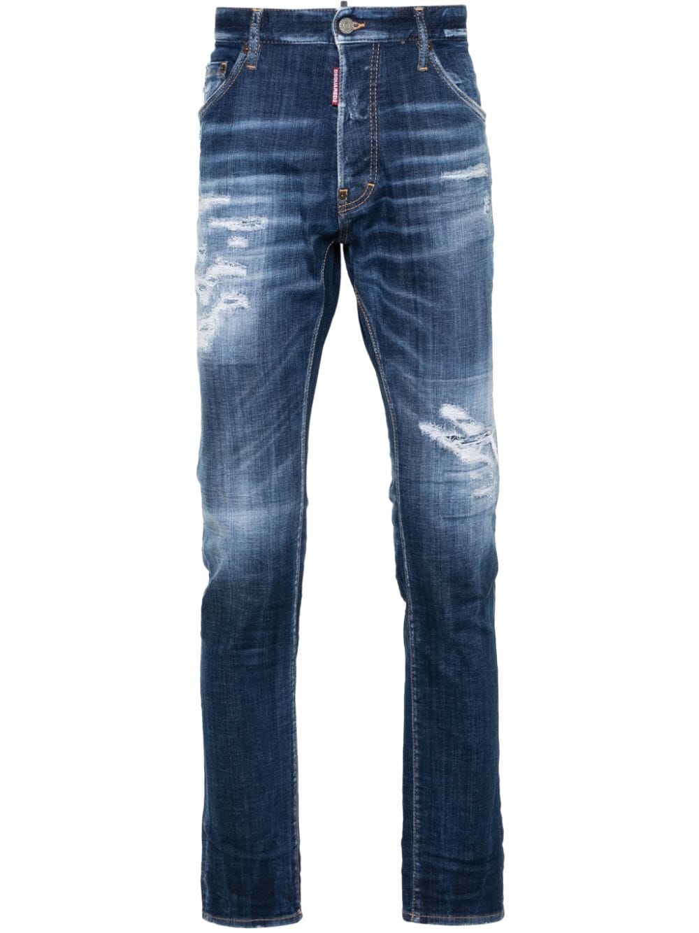 Dsquared2 Halbhohe Cool Guy Slim-Fit-Jeans - Blau von Dsquared2