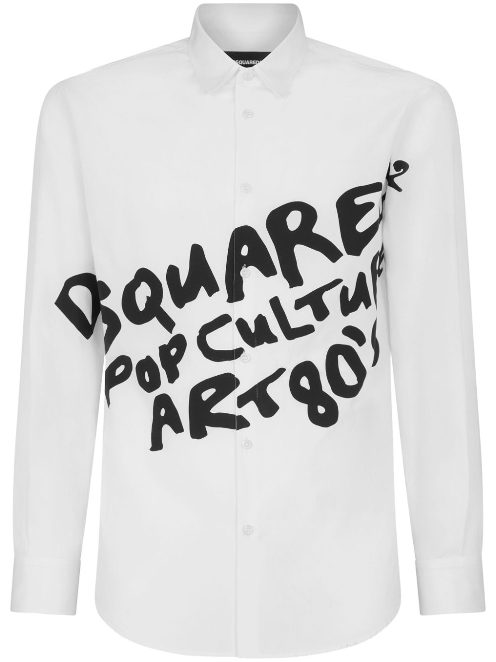 Dsquared2 Hemd mit grafischem Print - Weiß von Dsquared2