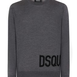 Dsquared2 Herren Strickpullover Wolle Grau S74ha1377 von Dsquared2