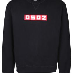 Dsquared2 Herren Sweatshirt Schwarz Aus 100% Baumwolle von Dsquared2