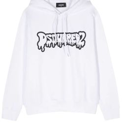 Dsquared2 Herren Weißer Baumwoll-sweatshirt S74gu0754 von Dsquared2
