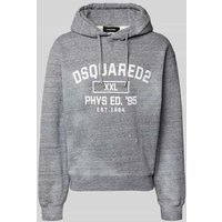 Dsquared2 Hoodie mit Kapuze in Mittelgrau, Größe XXL von Dsquared2