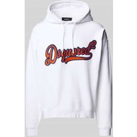 Dsquared2 Hoodie mit Kapuze in Weiss, Größe L von Dsquared2
