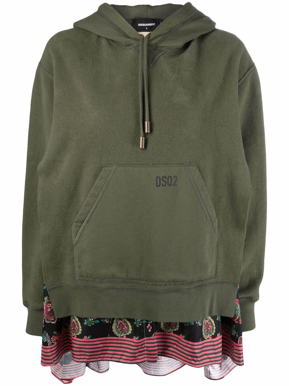 Dsquared2 Hoodie mit Logo-Print - Grün von Dsquared2