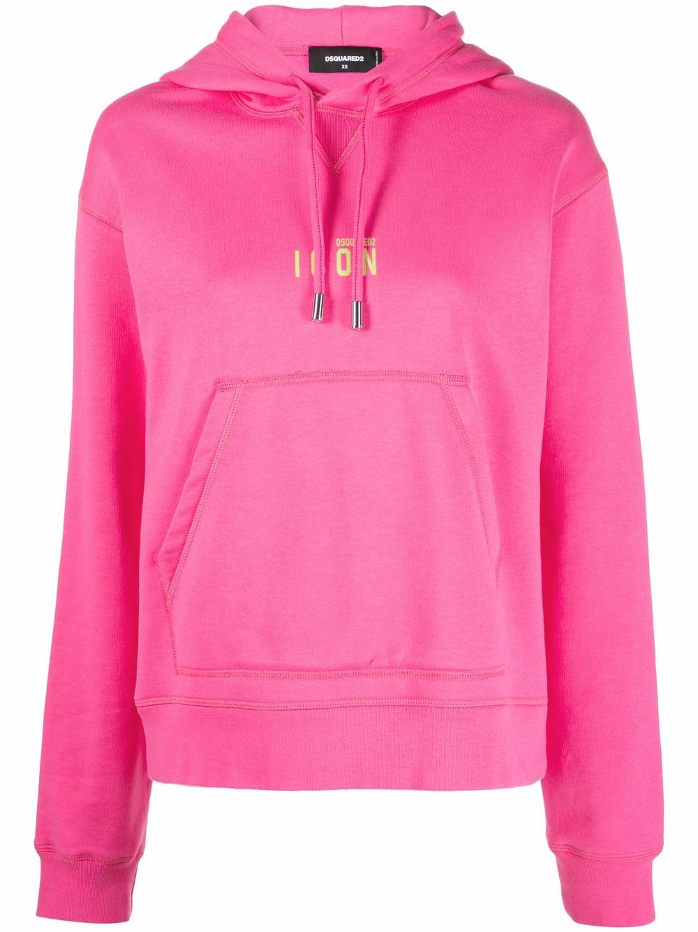 Dsquared2 Hoodie mit Logo-Print - Rosa von Dsquared2