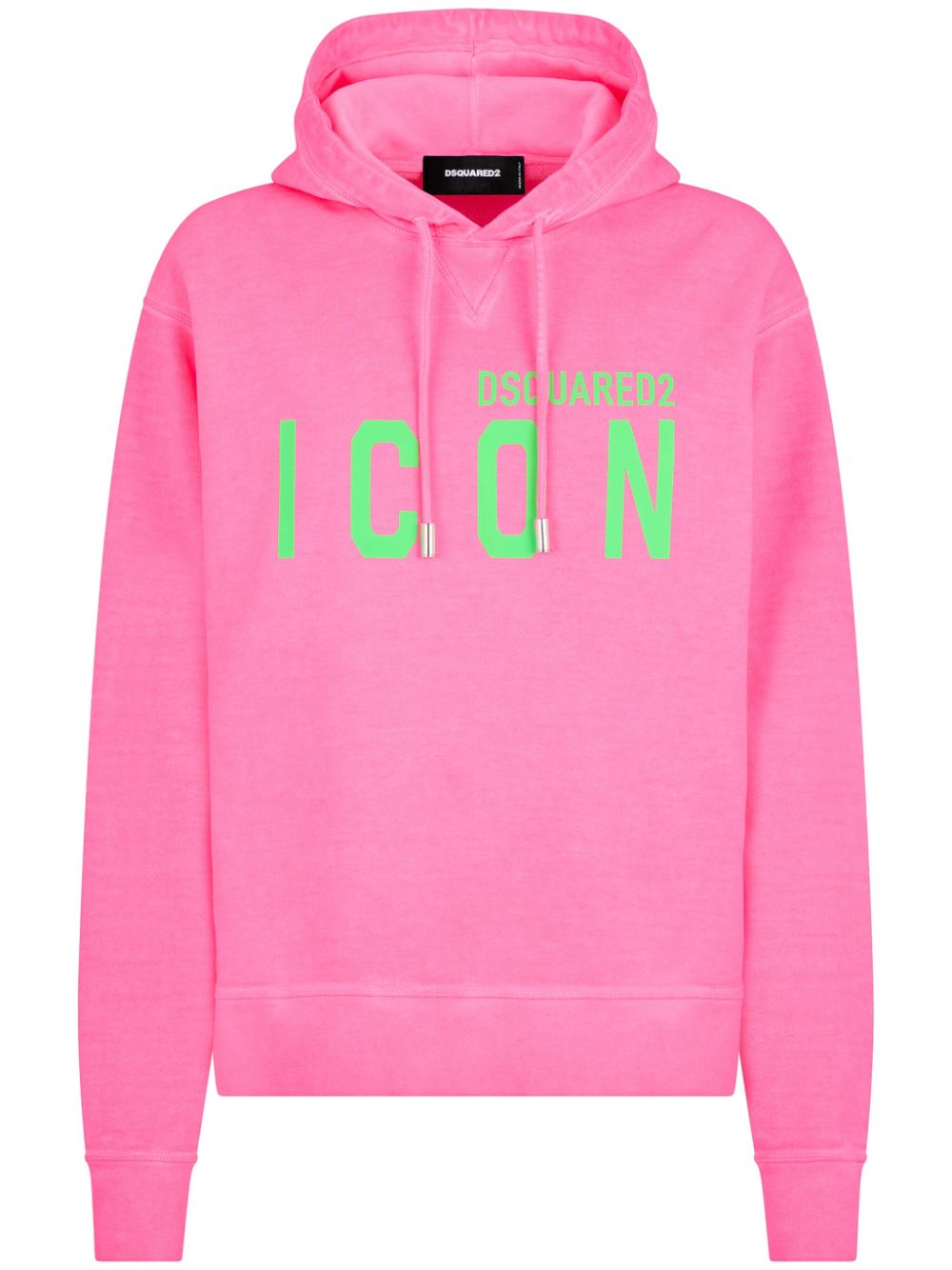 Dsquared2 Hoodie mit Logo-Print - Rosa von Dsquared2