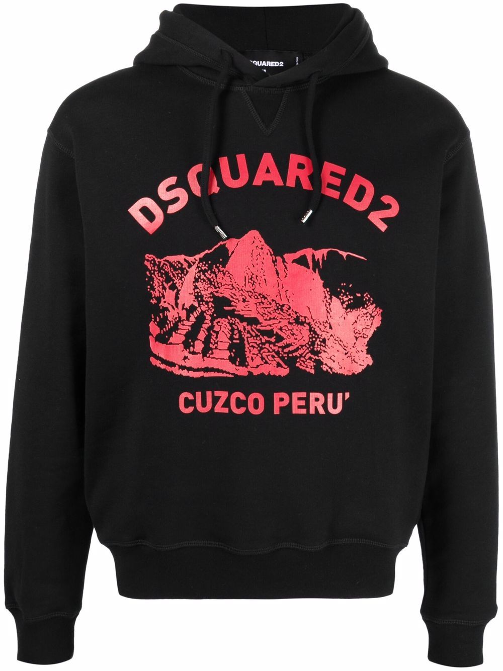 Dsquared2 Hoodie mit Logo-Print - Schwarz von Dsquared2