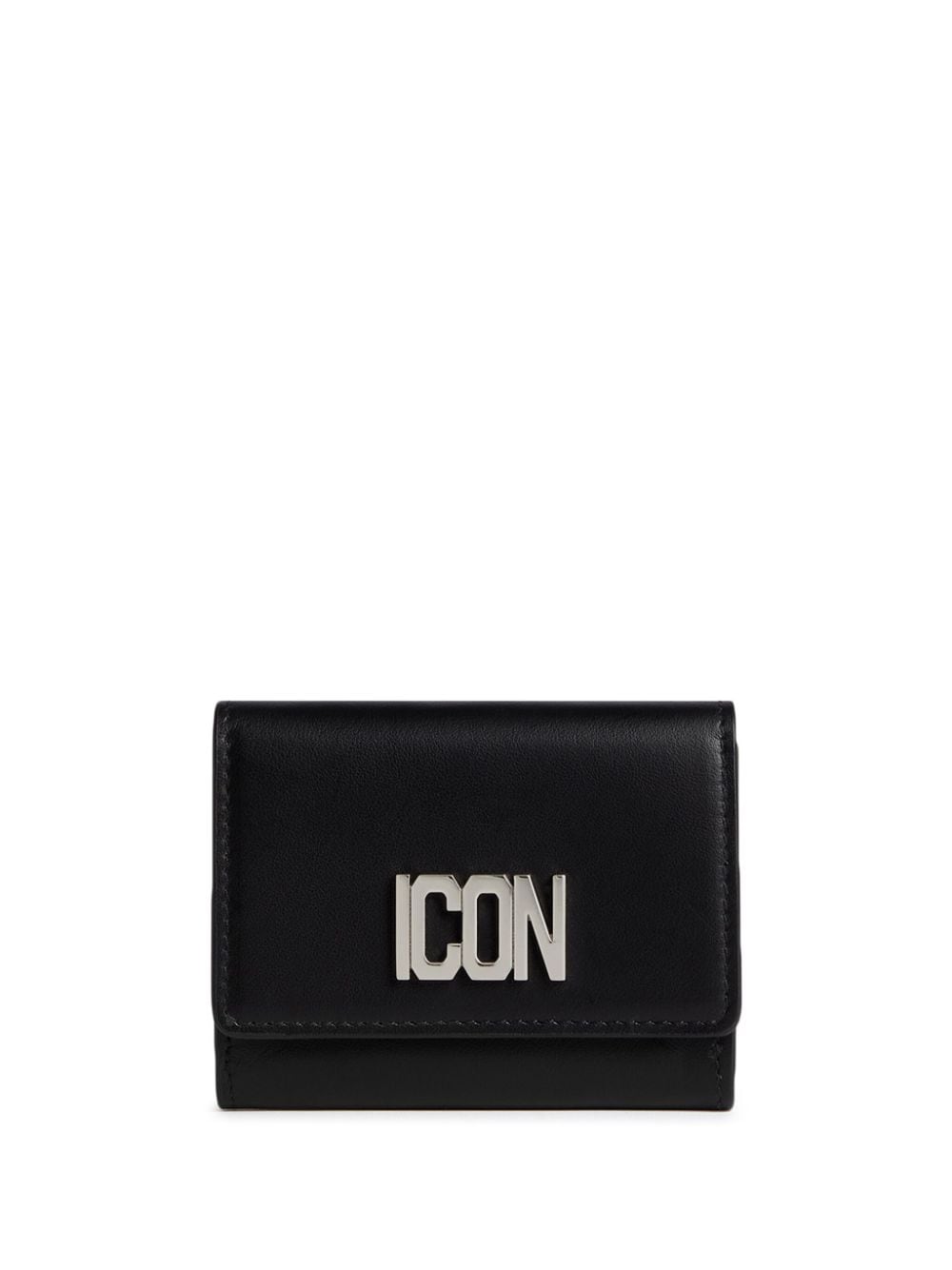 Dsquared2 Icon Portemonnaie mit Logo-Schild - Schwarz von Dsquared2