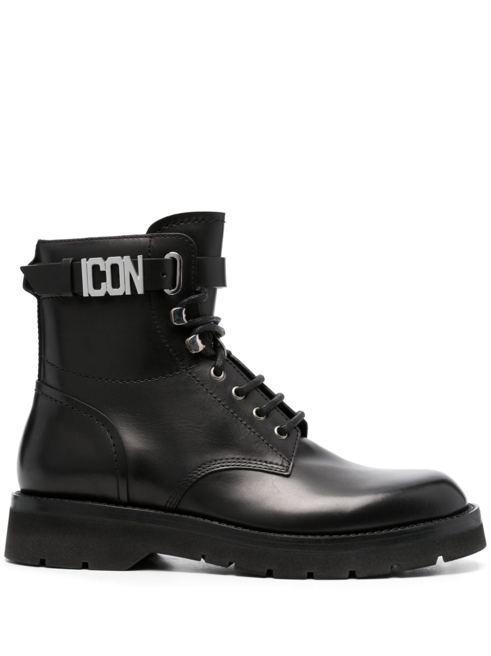 Dsquared2 Icon Bikerstiefel - Schwarz von Dsquared2