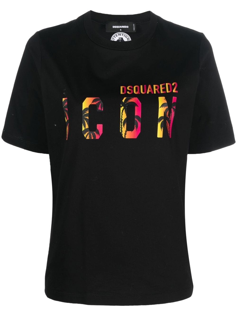 Dsquared2 T-Shirt mit "Icon"-Print - Schwarz von Dsquared2