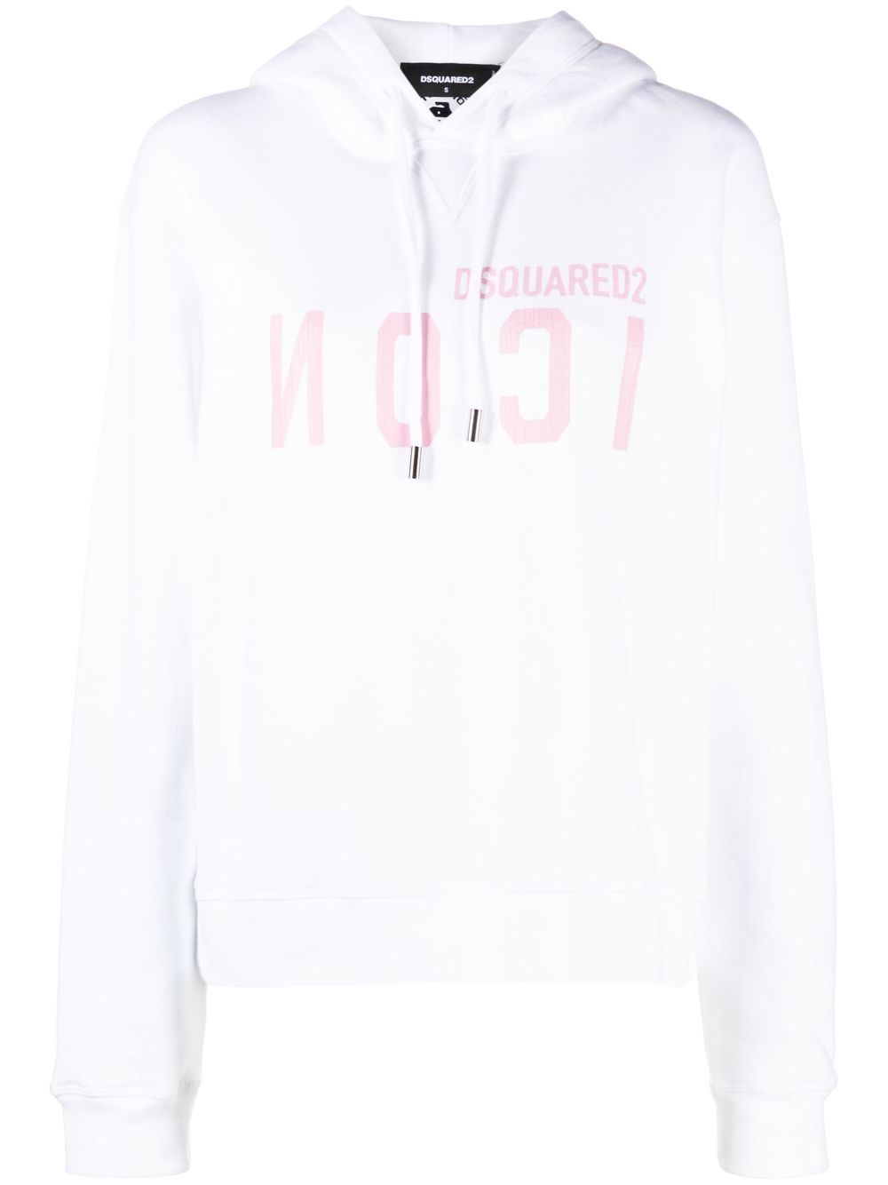 Dsquared2 Iconic Hoodie mit Logo-Print - Weiß von Dsquared2