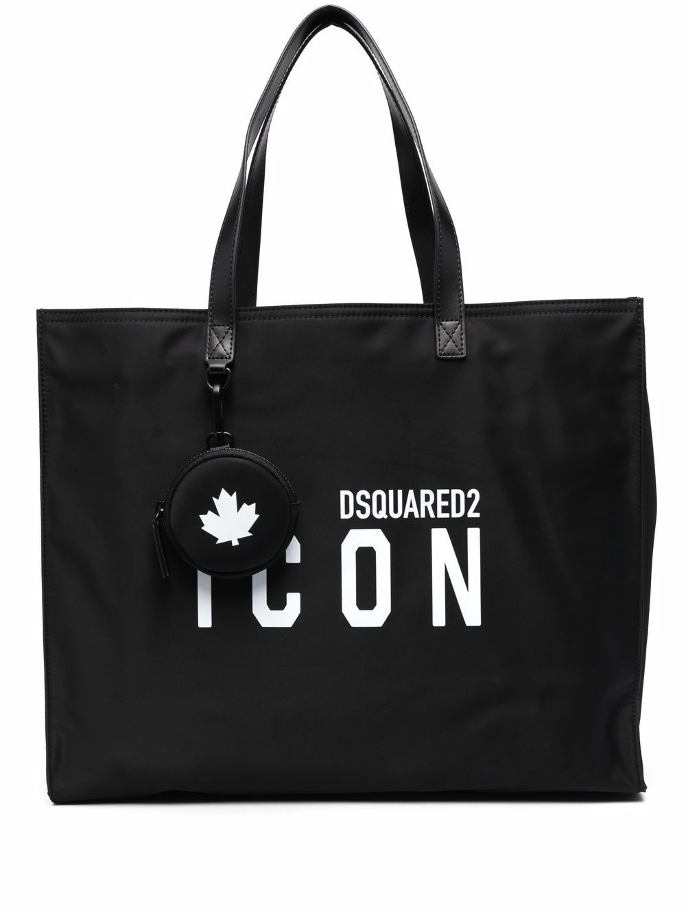 Dsquared2 Shopper mit "Icon"-Print - Schwarz von Dsquared2