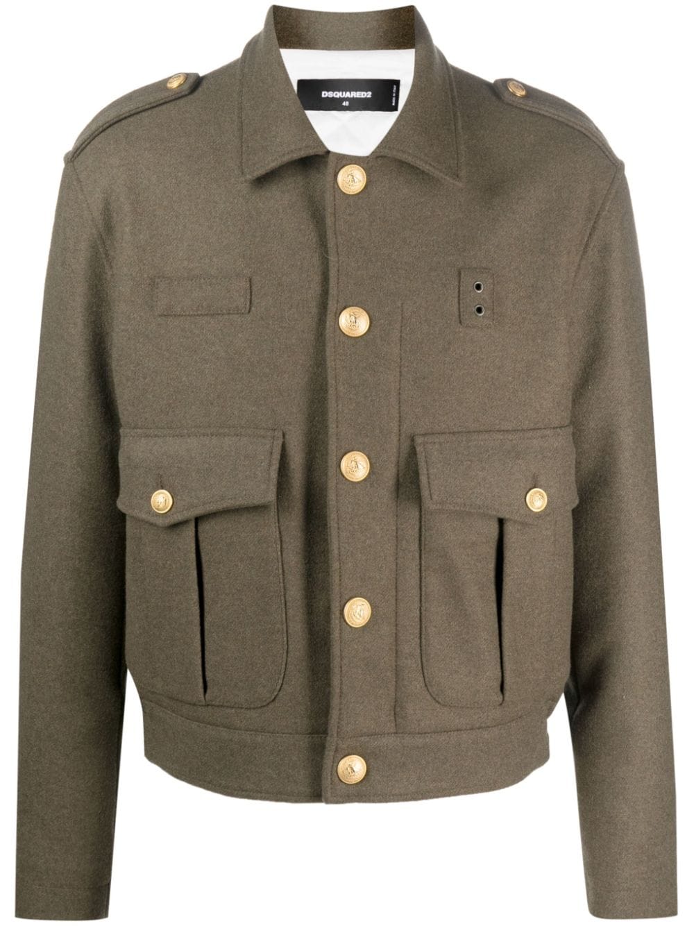 Dsquared2 Jacke im Military-Look - Grün von Dsquared2