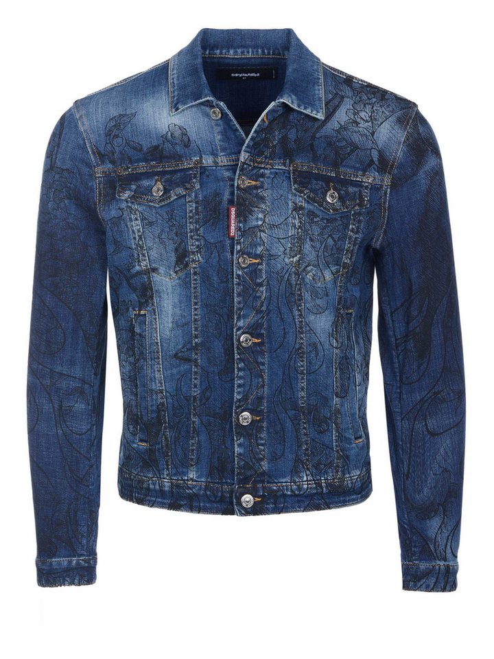 Dsquared2 Jeansjacke Dsquared2 Jacke Dan blau von Dsquared2