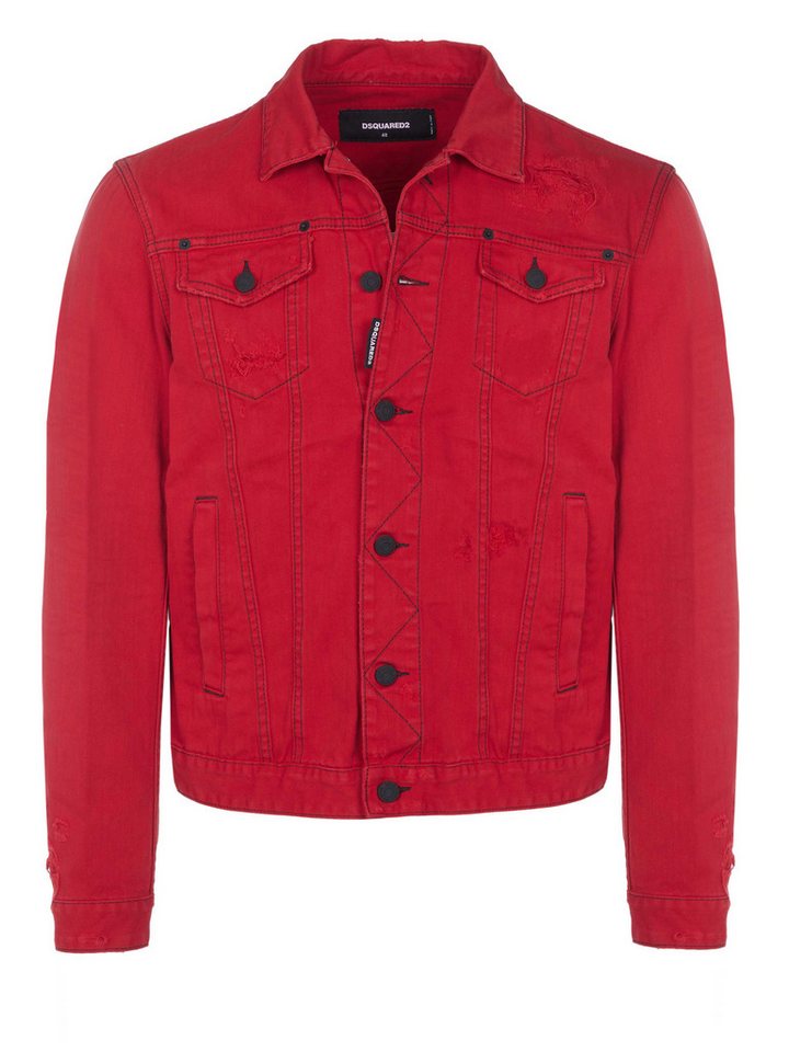 Dsquared2 Jeansjacke Dsquared2 Jacke Dan rot Dsquared2 Jeansjacke Dsquared2 Jacke Dan rot von Dsquared2