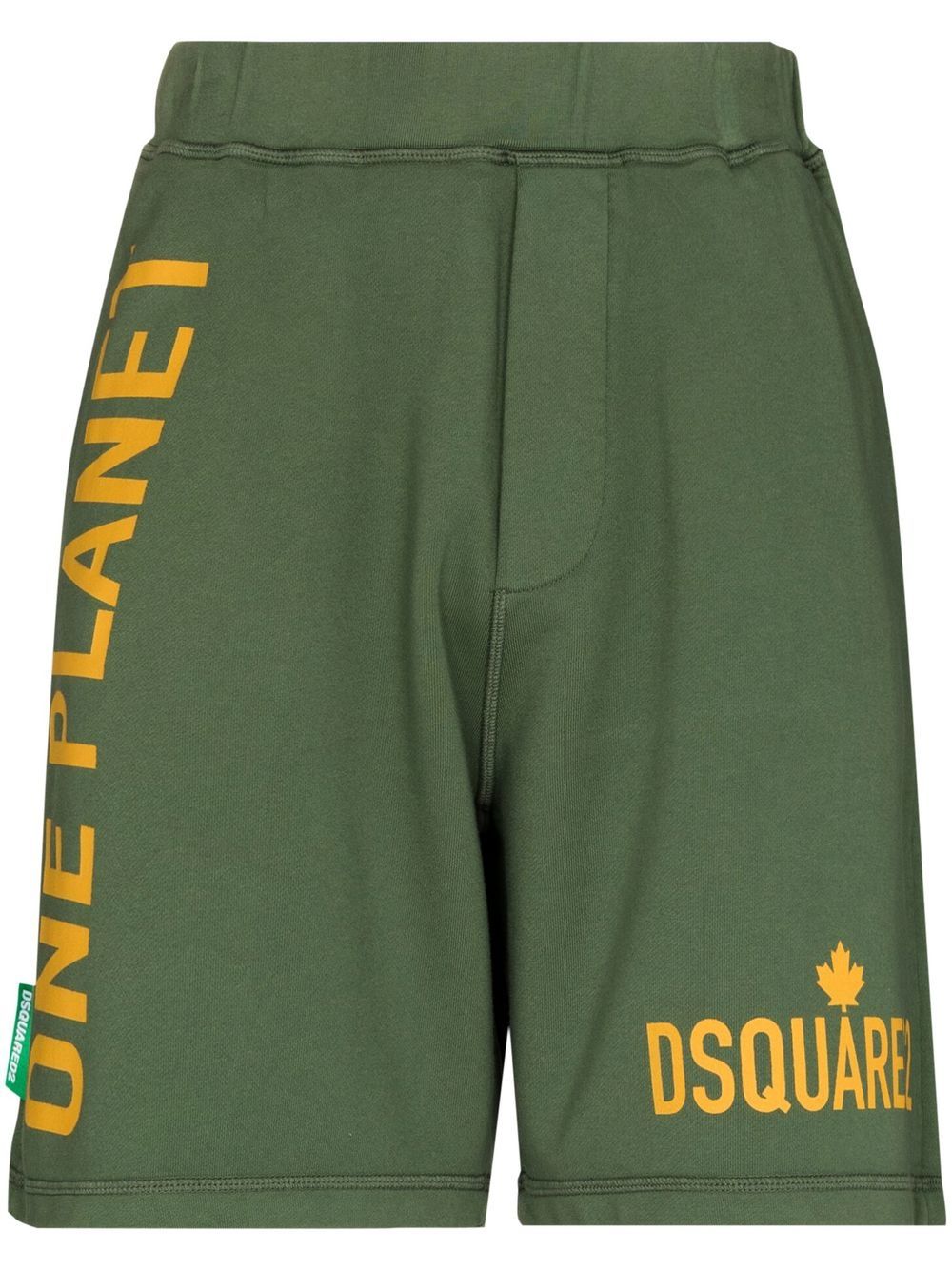 Dsquared2 Joggingshorts mit Logo-Print - Grün von Dsquared2