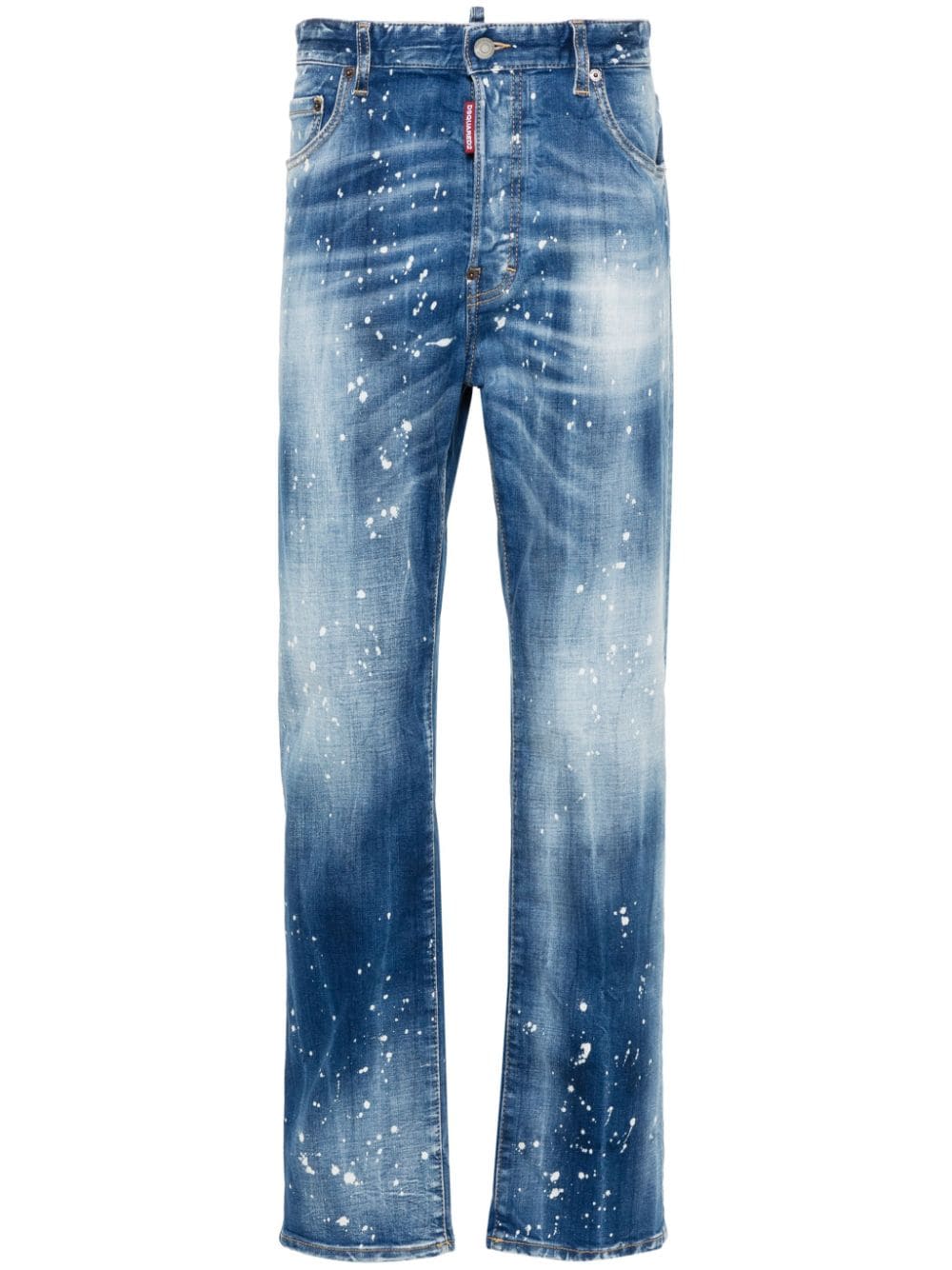 Dsquared2 Klassische 642 Jeans mit Logo-Applikation - Blau von Dsquared2