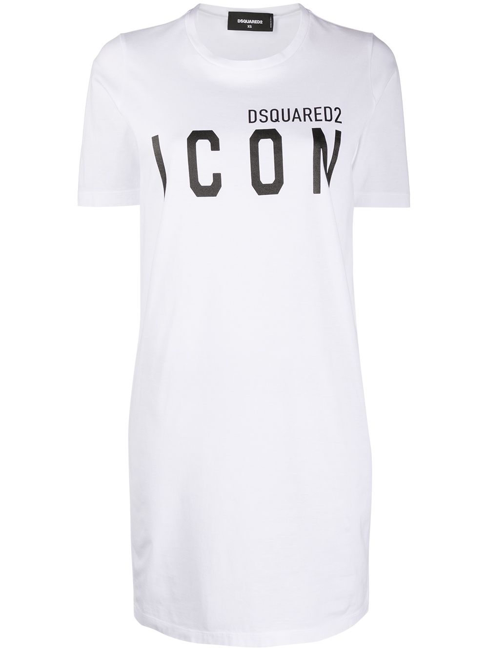 Dsquared2 Kleid mit Logo-Print - Weiß von Dsquared2