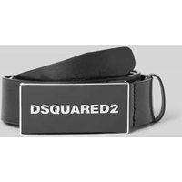 Dsquared2 Ledergürtel aus echtem Leder in Black, Größe 100 von Dsquared2