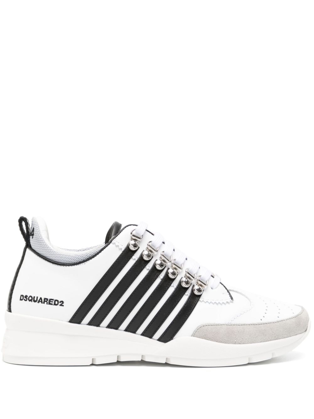 Dsquared2 Gestreifte Legendary Sneakers - Weiß von Dsquared2