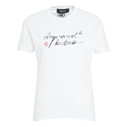 Dsquared2 Logo T-shirt Für Frauen In Weiß von Dsquared2