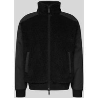 Dsquared2 Loose Fit Jacke mit Teddyfell-Besatz in Black, Größe L von Dsquared2