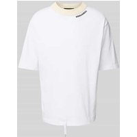 Dsquared2 Loose Fit T-Shirt mit Tunnelzug in Weiss, Größe XL Dsquared2 Loose Fit T-Shirt mit Tunnelzug in Weiss, Größe XL von Dsquared2