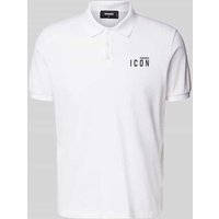 Dsquared2 Poloshirt mit Label-Print in Weiss, Größe XXL Dsquared2 Poloshirt mit Label-Print in Weiss, Größe XXL von Dsquared2
