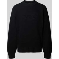 Dsquared2 Pullover in Strick-Optik in Black, Größe L von Dsquared2