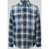 Dsquared2 Regular Fit Freizeithemd mit Brusttasche in Jeansblau, Größe 48 von Dsquared2