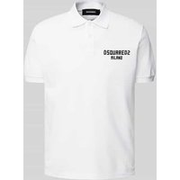 Dsquared2 Regular Fit Poloshirt aus Baumwolle in Weiss, Größe L Dsquared2 Regular Fit Poloshirt aus Baumwolle in Weiss, Größe L von Dsquared2