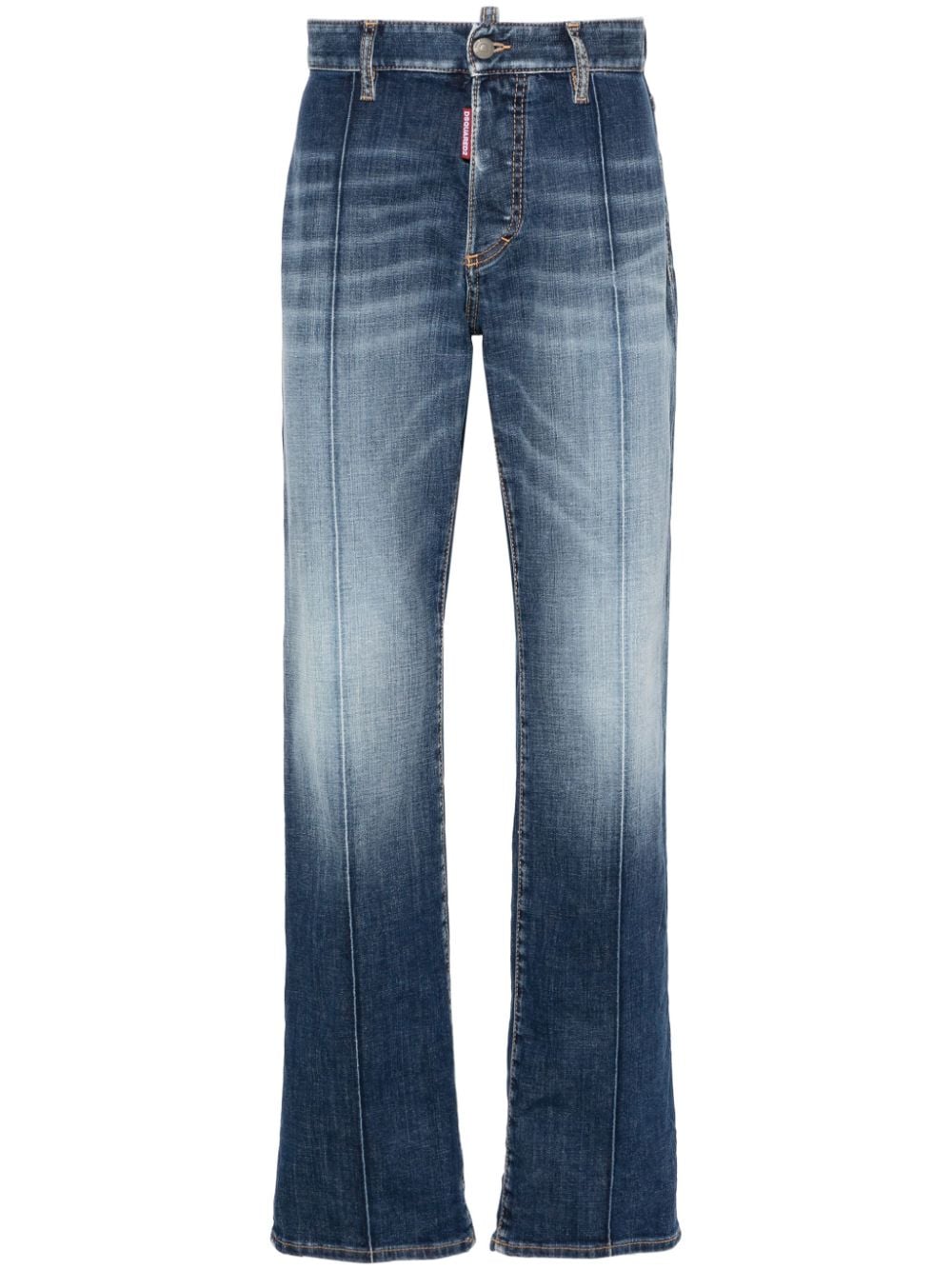 Dsquared2 Halbhohe Richard Slim-Fit-Jeans - Blau von Dsquared2