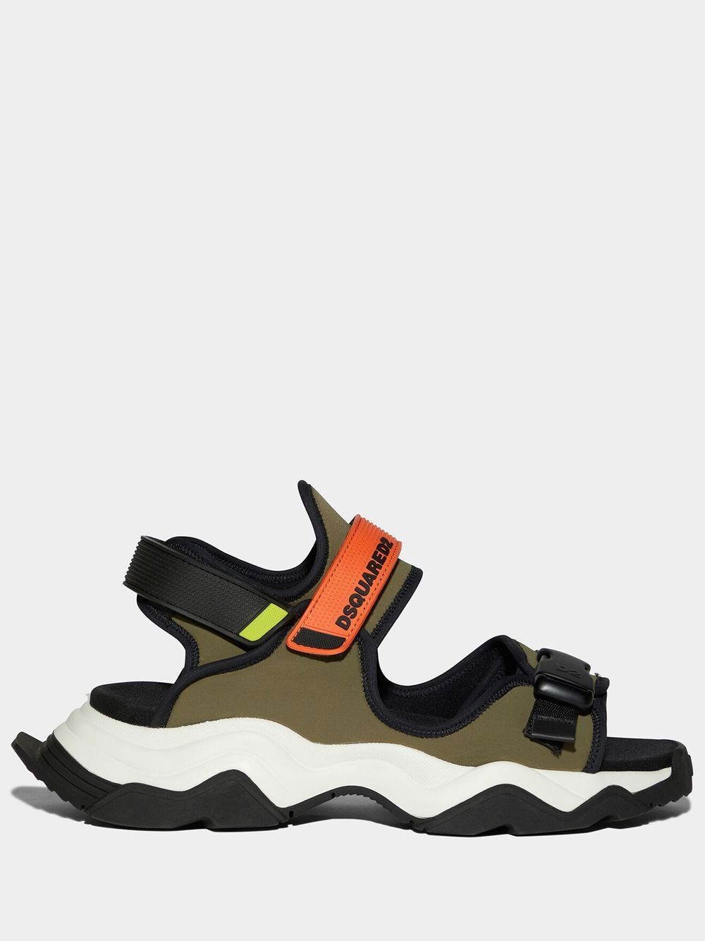 Dsquared2 Sandalen mit Klettverschluss - Grün von Dsquared2