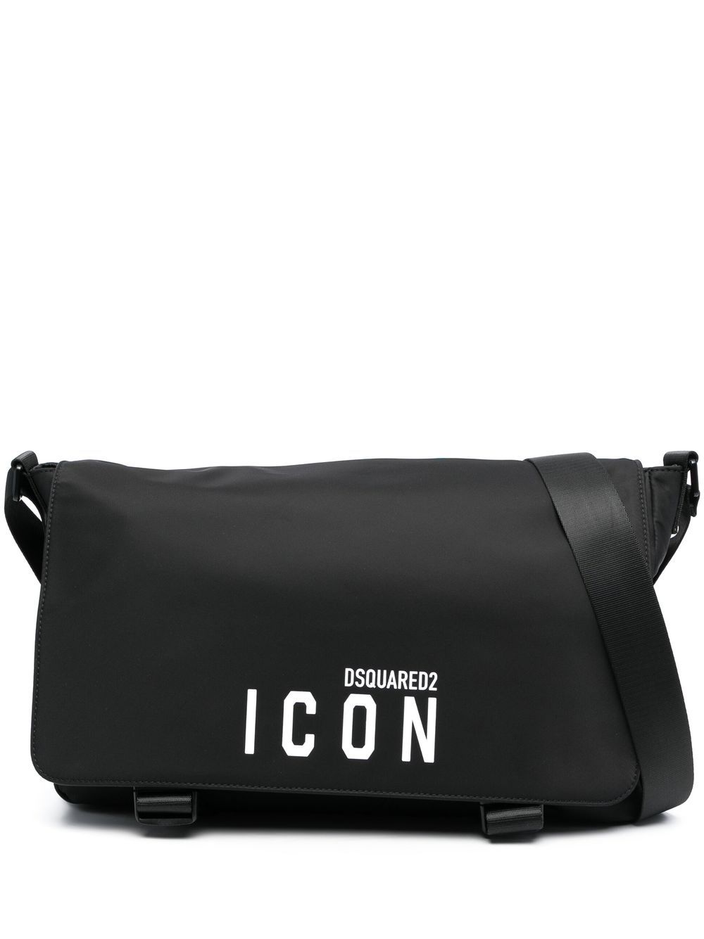 Dsquared2 Schultertasche mit "Icon"-Print - Schwarz von Dsquared2