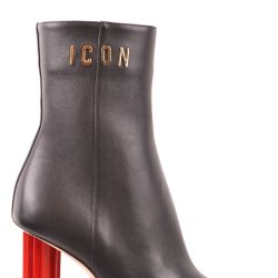 Dsquared2 Schwarze Damen Lederstiefeletten von Dsquared2