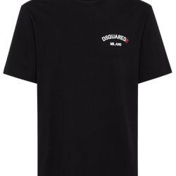 Dsquared2 Schwarzes Baumwoll-t-shirt Für Herren von Dsquared2